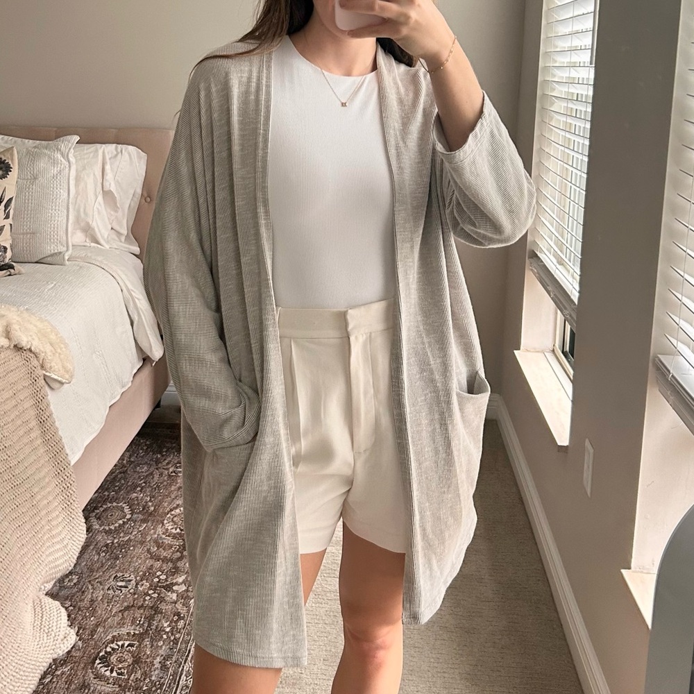 Striped Gray Fabric